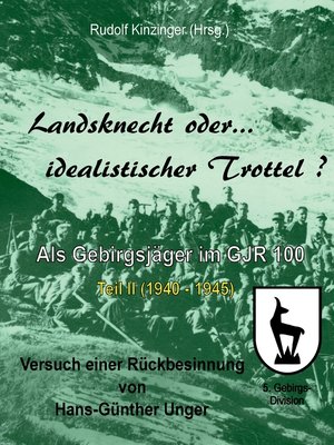 cover image of Landsknecht oder idealistischer Trottel?